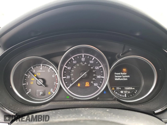 2016 Mazda CX-9 Grand Touring with VIN JM3TCBDY0G0125548, listed as a Copart auction lot 79030064 with 150,056 mi miles and Salvage title. Bid and sale history available at DreamBid. Image 9.