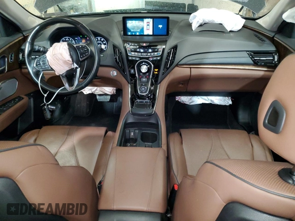2021 Acura RDX Advance with VIN 5J8TC2H7XML013894, listed as a Copart auction lot 59023885 with 72,603 mi miles and Salvage title. Bid and sale history available at DreamBid. Image 8.