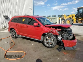 2015 Dodge Journey Crossroad with VIN 3C4PDDGG7FT533617, listed as a Copart auction lot 50380085 with 145,243 mi miles and Salvage title. Bid and sale history available at DreamBid. Image 4.