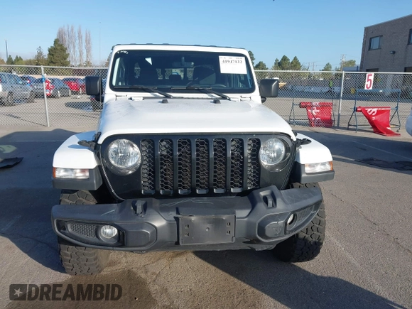 2022 Jeep Gladiator Texas Trail with VIN 1C6HJTAG4NL149537, listed as a IAAI auction lot 41947122 with 43,938 mi miles. Bid and sale history available at carsss.com. Image 13.