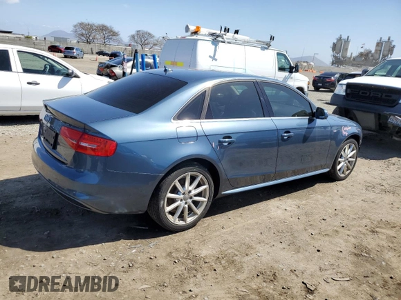 2016 Audi A4 Premium with VIN WAUAFAFL1GN013523, listed as a Copart auction lot 48074235 with 61,787 mi miles and Salvage Title. Bid and sale history available at carsss.com. Image 3.