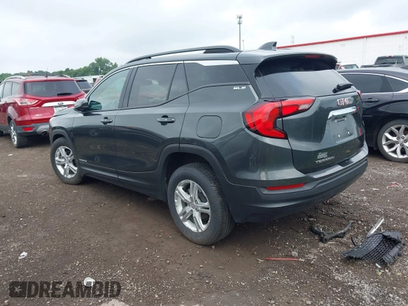 2019 GMC Terrain SLE with VIN 3GKALMEVXKL106800, listed as a IAAI auction lot 42673866 with 50,431 mi miles and . Bid and sale history available at DreamBid. Image 3.