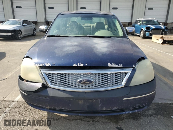 2006 Ford Five Hundred Limited with VIN 1FAHP25196G156023, listed as a Copart auction lot 55138425 with 282,528 mi miles and Salvage title. Bid and sale history available at DreamBid. Image 5.