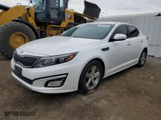 2015 Kia Optima LX with VIN KNAGM4A77F5644514, listed as a Copart auction lot 51064405 with 154,053 mi miles and Salvage Title. Bid and sale history available at carsss.com. Image 1.