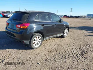 2014 Mitsubishi Outlander Sport ES with VIN 4A4AP3AU7EE005024, listed as a IAAI auction lot 41610686 with 127,033 mi miles. Bid and sale history available at carsss.com. Image 4.