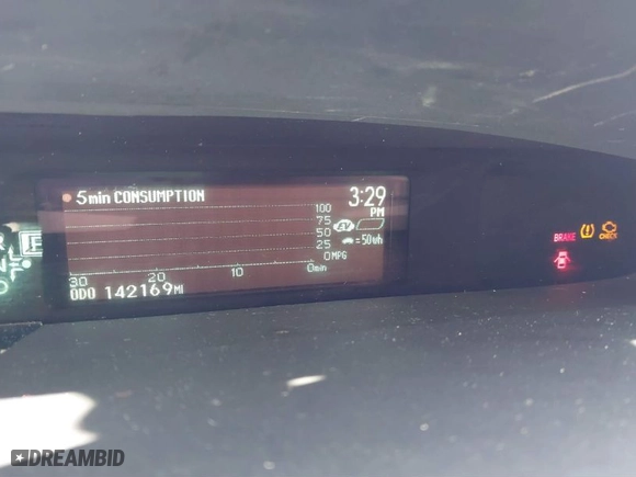 2014 Toyota Prius Plug-In with VIN JTDKN3DP0E3057937, listed as a IAAI auction lot 41494132 with NaN miles. Bid and sale history available at carsss.com. Image 7.