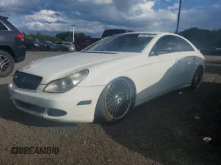 2008 Mercedes-Benz CLS-Class 5.5L with VIN WDDDJ72X88A118147, listed as a Copart auction lot 74606284 with 85,575 mi miles and Clean Title. Bid and sale history available at carsss.com. Image 1.