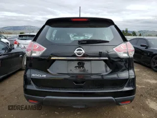 2015 Nissan Rogue SV with VIN KNMAT2MT7FP537914, listed as a Copart auction lot 45238945 with 144,236 mi miles and Salvage Title. Bid and sale history available at DreamBid. Image 6.