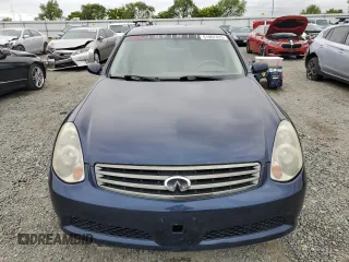 2005 Infiniti G35 Sedan with VIN JNKCV51E95M205580, listed as a Copart auction lot 51967025 with 168,527 mi miles and Salvage Title. Bid and sale history available at carsss.com. Image 5.