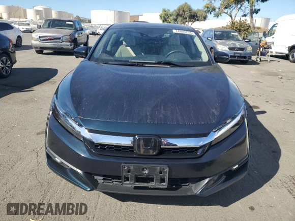 2018 Honda Clarity Plug-In Hybrid with VIN JHMZC5F17JC012950, listed as a Copart auction lot 74999254 with 78,418 mi miles and Salvage Title. Bid and sale history available at carsss.com. Image 5.