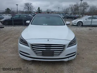 2015 Hyundai Genesis 3.8L with VIN KMHGN4JE9FU072149, listed as a IAAI auction lot 41972786 with 132,359 mi miles. Bid and sale history available at carsss.com. Image 11.