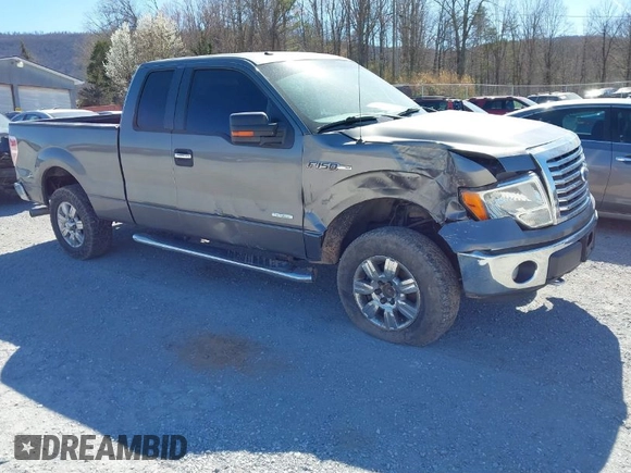 2012 Ford F-150 XL with VIN 1FTFX1ET1CFC01194, listed as a IAAI auction lot 41845414 with 202,050 mi miles. Bid and sale history available at carsss.com. Image 1.
