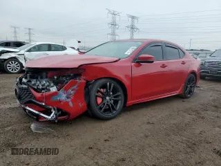 2018 Acura TLX w/A-SPEC Pkg with VIN 19UUB3F62JA004914, listed as a Copart auction lot 86613114 with 0 mi miles and Salvage Title. Bid and sale history available at carsss.com. Image 1.