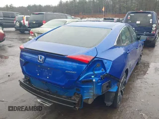 2019 Honda Civic Sport with VIN 2HGFC2F80KH602942, listed as a IAAI auction lot 41785234 with 82,661 mi miles and . Bid and sale history available at DreamBid. Image 4.