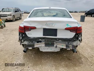 2017 Audi A4 Premium with VIN WAUGNAF41HN019796, listed as a Copart auction lot 58241845 with 56,141 mi miles and Salvage title. Bid and sale history available at DreamBid. Image 6.