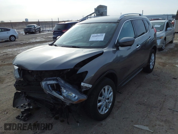 2017 Nissan Rogue SV with VIN KNMAT2MV9HP537448, listed as a IAAI auction lot 41609222 with 71,971 mi miles. Bid and sale history available at carsss.com. Image 18.