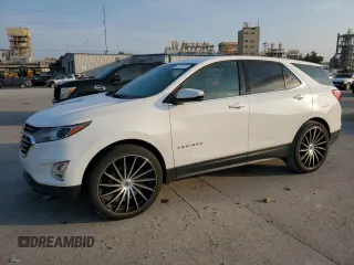 2018 Chevrolet Equinox LT with VIN 2GNAXJEV9J6186082, listed as a Copart auction lot 57207915 with 122,574 mi miles and Salvage title. Bid and sale history available at DreamBid. Image 1.