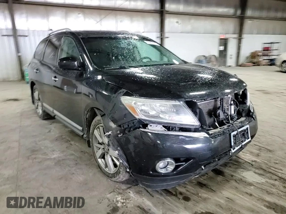 2015 Nissan Pathfinder Platinum z VIN 5N1AR2MM6FC702457, wystawiony jako Copart lot #55302175 z przebiegiem 132 255 mil mil oraz Szkoda całkowita • Salvage title. Historia ofert i sprzedaży dostępna na DreamBid. Obrazek 14.