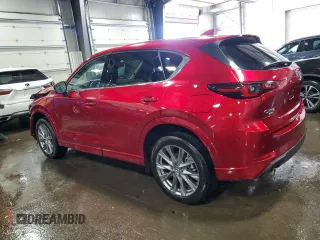2025 Mazda CX-5 2.5 S Premium Plus Package with VIN JM3KFBEM5S0560900, listed as a Copart auction lot 45981575 with 1,499 mi miles and Salvage Title. Bid and sale history available at carsss.com. Image 2.