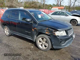 2012 Jeep Compass Latitude with VIN 1C4NJCEB3CD602600, listed as a IAAI auction lot 41567361 with 181,847 mi miles and . Bid and sale history available at carsss.com. Image 1.