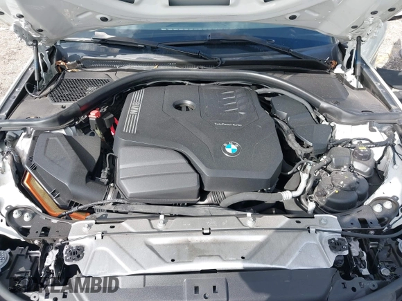 2021 BMW 3 Series 330i with VIN 3MW5R1J00M8B52627, listed as a IAAI auction lot 40722823 with 36,769 mi miles. Bid and sale history available at carsss.com. Image 10.