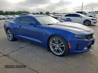 2020 Chevrolet Camaro 1LT with VIN 1G1FB1RX0L0114488, listed as a Copart auction lot 58268185 with 57,140 mi miles and Salvage title. Bid and sale history available at DreamBid. Image 4.