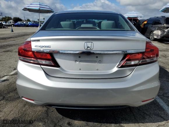 2014 Honda Civic Sedan LX with VIN 19XFB2F53EE246638, listed as a Copart auction lot 45375785 with 117,898 mi miles and Salvage Title. Bid and sale history available at carsss.com. Image 6.