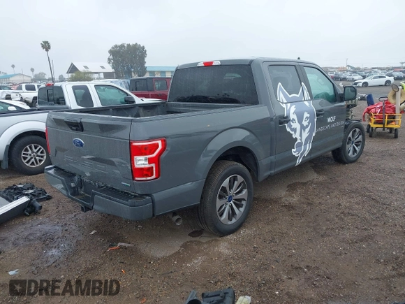 2020 Ford F-150 XL with VIN 1FTEW1CP1LFA58008, listed as a IAAI auction lot 41890307 with 70,416 mi miles. Bid and sale history available at carsss.com. Image 4.