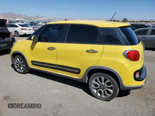 2014 FIAT 500L Trekking with VIN ZFBCFADH4EZ028911, listed as a Copart auction lot 72002594 with 59,245 mi miles and Salvage Title. Bid and sale history available at carsss.com. Image 2.