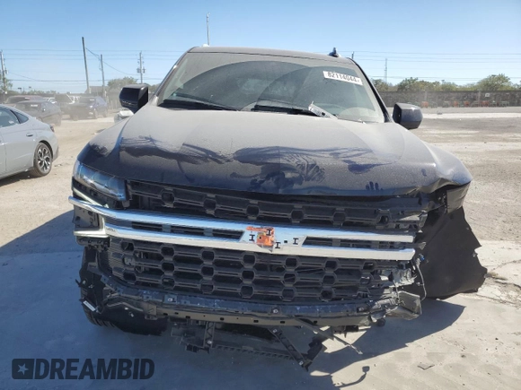 2024 Chevrolet Tahoe LS with VIN 1GNSCMKD3RR213273, listed as a Copart auction lot 82114044 with 1,588 mi miles and Salvage title. Bid and sale history available at DreamBid. Image 5.