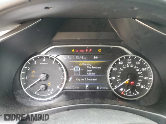 2020 Nissan Murano SV z VIN 5N1AZ2BJ3LN141305, wystawiony jako Copart lot #51863965 z przebiegiem 100 070 mil mil oraz Szkoda całkowita • Salvage title. Historia ofert i sprzedaży dostępna na DreamBid. Obrazek 9.