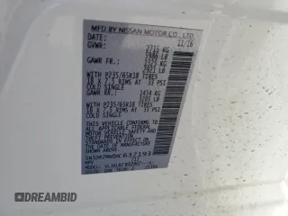 2017 Nissan Pathfinder S with VIN 5N1DR2MN0HC637193, listed as a Copart auction lot 62179085 with 152,237 mi miles and Clean title. Bid and sale history available at DreamBid. Image 13.