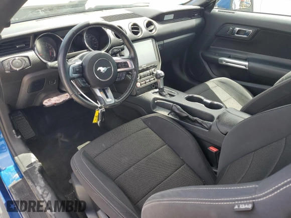 2017 Ford Mustang V6 with VIN 1FA6P8AM2H5301038, listed as a Copart auction lot 57375185 with 61,158 mi miles and Salvage title. Bid and sale history available at DreamBid. Image 8.