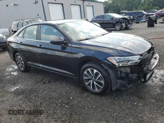 2024 Volkswagen Jetta S with VIN 3VW5M7BU3RM092716, listed as a Copart auction lot 65893225 with 20,157 mi miles and Clean title. Bid and sale history available at DreamBid. Image 4.