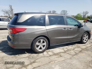 2018 Honda Odyssey EX-L with VIN 5FNRL6H76JB066266, listed as a Copart auction lot 52772545 with Not Provided miles and Non Repairable. Bid and sale history available at DreamBid. Image 3.