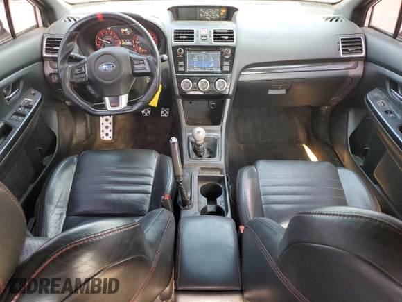2017 Subaru WRX with VIN JF1VA1B68H9821709, listed as a Copart auction lot 57029735 with 172,737 mi miles and Salvage title. Bid and sale history available at DreamBid. Image 8.