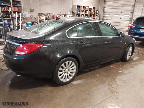 2011 Buick Regal CXL Turbo TO2 with VIN W04GW5EV5B1097993, listed as a IAAI auction lot 41730849 with 160,425 mi miles. Bid and sale history available at carsss.com. Image 4.