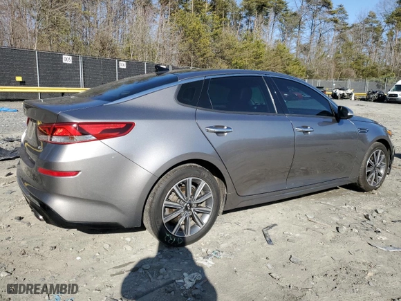 2019 Kia Optima EX with VIN 5XXGU4L1XKG317378, listed as a Copart auction lot 48016665 with 207,062 mi miles and Salvage Title. Bid and sale history available at carsss.com. Image 3.