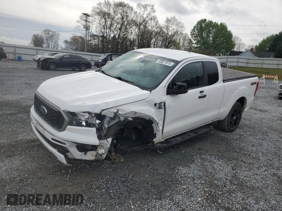 2019 Ford Ranger XL with VIN 1FTER1FH3KLB23274, listed as a Copart auction lot 50027815 with 45,336 mi miles and Salvage Title. Bid and sale history available at DreamBid. Image 1.