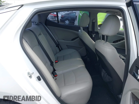 2015 Kia Optima EX with VIN 5XXGN4A71FG356581, listed as a IAAI auction lot 42365202 with Not provided miles and . Bid and sale history available at DreamBid. Image 8.