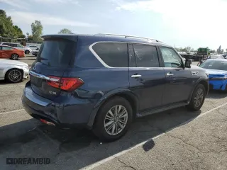 2018 Infiniti QX80 with VIN JN8AZ2NF3J9660604, listed as a Copart auction lot 52413665 with 0 mi miles and Salvage Title. Bid and sale history available at carsss.com. Image 3.