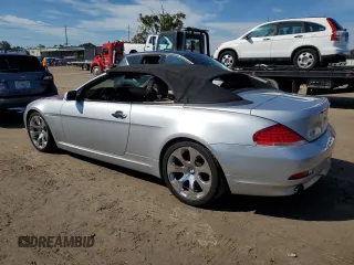 2006 BMW 6 Series 650Ci with VIN WBAEK13456CN78877, listed as a Copart auction lot 74169204 with 114,668 mi miles and Salvage Title. Bid and sale history available at carsss.com. Image 2.