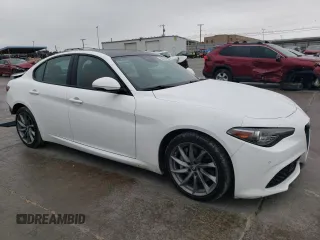 2022 Alfa Romeo Giulia with VIN ZARFAMAN6N7666308, listed as a Copart auction lot 85026984 with Not provided miles and Salvage title. Bid and sale history available at DreamBid. Image 4.