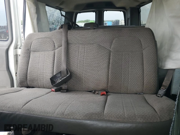 2011 Chevrolet Express Passenger 1LT with VIN 1GAZG1FGXB1106362, listed as a Copart auction lot 55584285 with 250,862 mi miles and Salvage title. Bid and sale history available at DreamBid. Image 10.