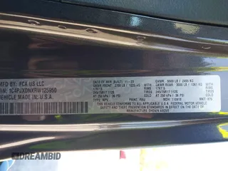 2024 Jeep Wrangler Willys с VIN 1C4PJXDNXRW125950, выставлен на аукционе IAAI как лот 41497980 с пробегом 26 574 миль миль и . История ставок и продаж доступна на DreamBid. Изображение 9.