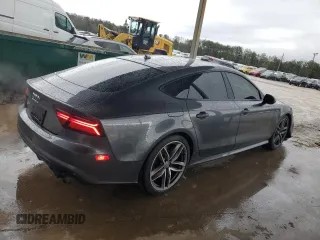 2016 Audi S7 with VIN WAUW2AFC6GN071516, listed as a Copart auction lot 44250045 with 41,986 mi miles and Salvage Title. Bid and sale history available at carsss.com. Image 3.