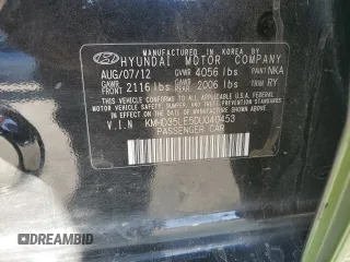 2013 Hyundai Elantra GT with VIN KMHD35LE5DU040453, listed as a Copart auction lot 67770493 with 72,432 mi miles and Salvage Title. Bid and sale history available at carsss.com. Image 13.