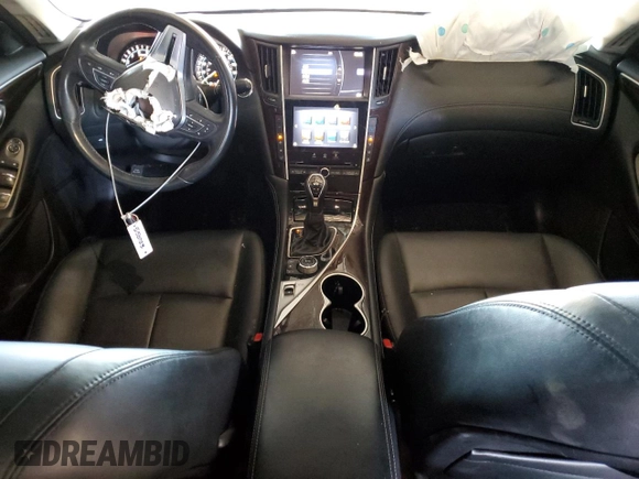 2019 Infiniti Q50 Luxe with VIN JN1EV7AP7KM511702, listed as a Copart auction lot 62198415 with 68,469 mi miles and Clean title. Bid and sale history available at DreamBid. Image 8.