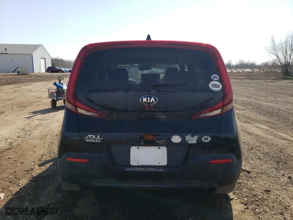 2021 Kia Soul LX with VIN KNDJ23AUXM7749158, listed as a Copart auction lot 48681515 with 63,674 mi miles and Salvage Title. Bid and sale history available at carsss.com. Image 6.