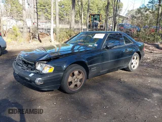 1999 Mercedes-Benz SL-Class with VIN WDBFA68F9XF187036, listed as a IAAI auction lot 41542221 with 114,602 mi miles. Bid and sale history available at carsss.com. Image 2.